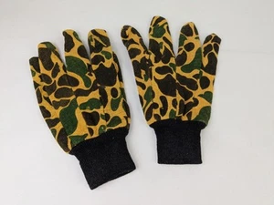 Vintage Camouflage Camo Gardening Gloves Garden Hunting Outdoor - Picture 1 of 3