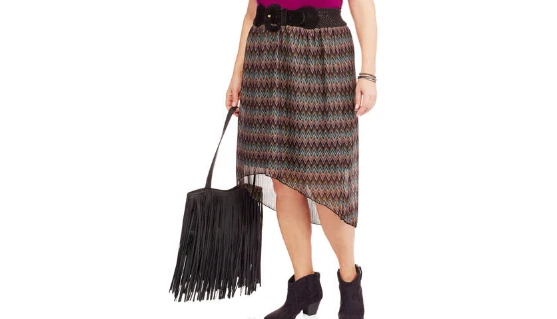 New with Tag - Women's Plus High Low Skirt with Belt - Size 2X - Image 1 of 1