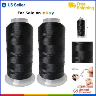 Polyester Thread Heavy Duty UV Resistant Outdoor 3000Yards for Marine Upholstery - Image 1 of 4