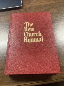 THE NEW CHURCH HYMNAL 1976 lexique musique livre vintage couverture rigide couverture rouge - Photo 1/6