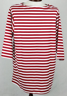 Pirate Shirt Clown/ Xmas Elf Red & White Stripe Multi Use Costume Shirt - Image 1 of 2