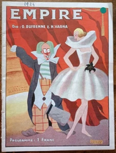 EMPIRE - MUSIC HALL CIRQUE - O. DUFRENNE & H. VARNA PROGRAMME CIRQUE 1924 - Imagen 1 de 7