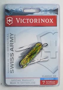Victorinox Classic SD Swiss Army knife- 2007 Tie Dye Green. New in Pkg #2011 - Picture 1 of 4
