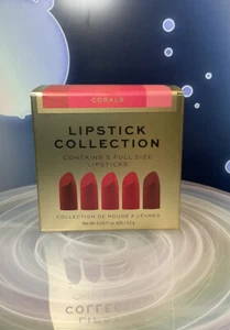 Makeup Revolution ~ 5 Full Size Lipstick Collection ~ Corals - Picture 1 of 3