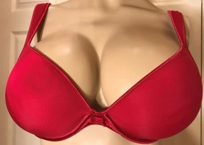 Sujetador PLAYTEX Rojo 38D Con Aros 38 D Forrado Sin Costuras T327 DEEP PLUNGE Foto 1 de 4