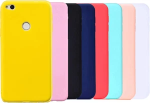 8X Cover per Huawei P8 Lite 2017, Custodia Morbido in Matt Silicone Gel Anti-Gra - Foto 1 di 12