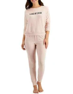 Family Pajamas Matching Women's Crew Love Family Pajama Set Size Small - Picture 1 of 3