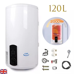 120L Electric Hot Water Heater Vertical Household Storage Tank Bathing/Showering - Picture 1 of 11