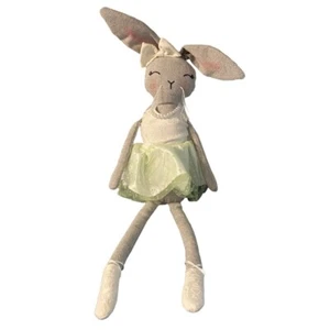 Ostern Ballerina Hase Plüsch Stofftier Kaninchen Stoff Regal Sitter Dekor 28 Zoll Perle - Bild 1 von 5