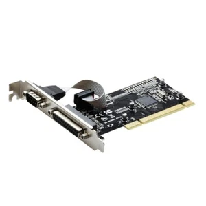 PCI Expansion Card PCI to RS232 Serial Port COM Parallel Port DB25 Printer LPT - Picture 1 of 5