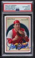 1992 Upper Deck Johnny Bench #37 PSA Authentic PSA/DNA Cert Auto HOF