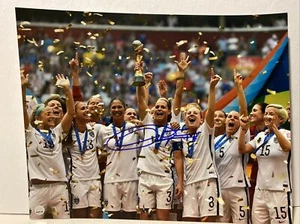 Christie Rampone Signed Team USA 2015 FIFA World Cup 8x10 Photo Steiner - Picture 1 of 4