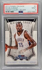 Kevin Durant SSP /25 2013 Panini Crusade Knight Court  PSA 9 MINT