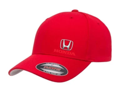 Honda Car Motor Civic Side Logo Cap 5001 Navy Flexfit Baseball Hat S/M and L/XL - Image 1 of 4