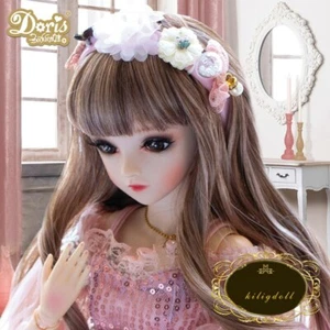 1/3 BJD Doll 60cm Ball Jointed Girl Dolls with Eyes Face Makeup Clothes Full Set - Picture 1 of 10