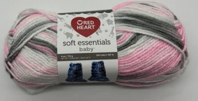 Hilo Red Heart Soft Essentials "Limonada Rosa" 1 madeja #1929 Foto 1 de 3