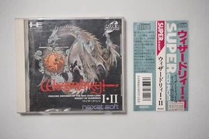 PC Engine Super CD Wizardry I II + Spine Japan NEC game US Seller - Picture 1 of 4