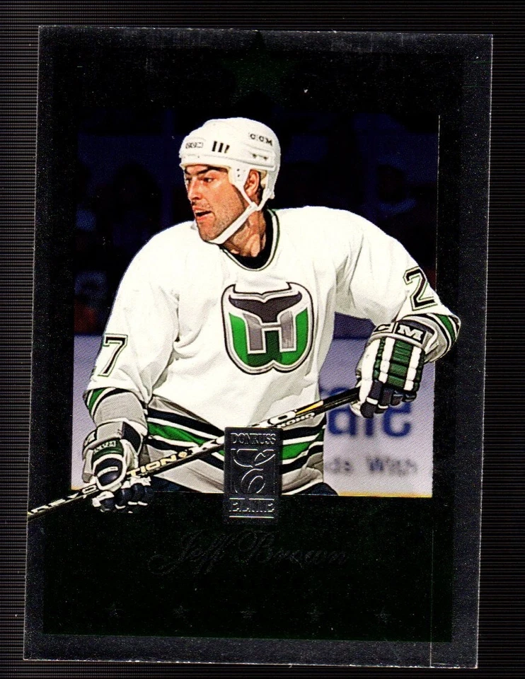 1995-96 Donruss Elite #78 Jeff Brown HARTFORD WHALERS - Image 1 of 2