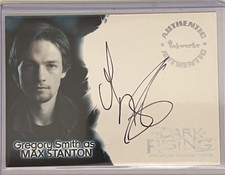 Inkworks The Seeker: Dark is Rising Gregory Smith Max Stanton Autograph  A-GS