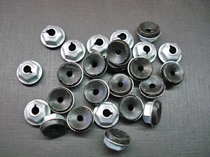 25 pcs 10-32 zinc plated nuts with mastic sealer Ford Lincoln Mercury Willys - Picture 1 of 3
