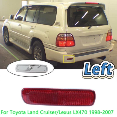 Lámpara reflectora parachoques trasero izquierdo Toyota Land Cruiser/Lexus LX470 1998-2007 Foto 1 de 4
