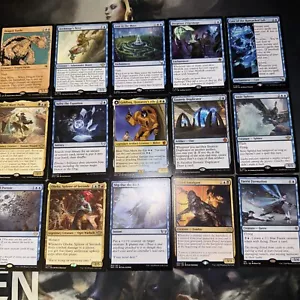 MTG Blue Legendary Commander Lot X15 New- Magic the Gathering: Mythic/Rare Lot - Picture 1 of 4