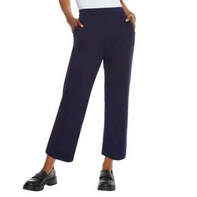 Pantalones cortos para mujer Gloria Vanderbilt de pierna ancha, azul marino, 8 nuevos con etiquetas Foto 1 de 4