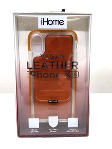 NEU iPhone XS iHome Premium Silikon Hülle Stoßdämpfung BRAUN - Bild 1 von 4