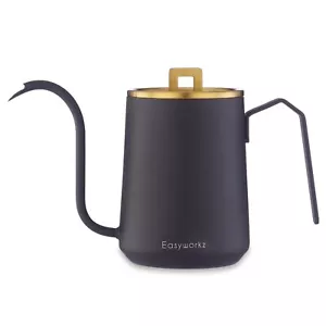 Gooseneck Pour Over Coffee Kettle 20 oz Stainless Steel Hand Drip Coffee Pot ... - Picture 1 of 8