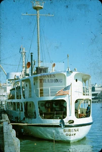 MV SIRENA Steam Ship FSPDU Painters GUAM Jones and Guerrero Co Slide Photo 35mm - Picture 1 of 1