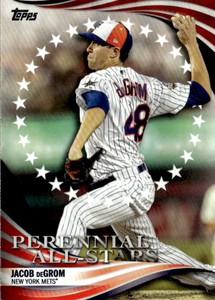 2019 Topps Update Jacob deGrom Perennial All-Stars PAS-48