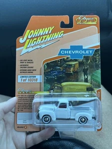Johnny Lightning 2021 R 3 White 1950 Chevrolet 3100 Pickup NEW - Picture 1 of 3