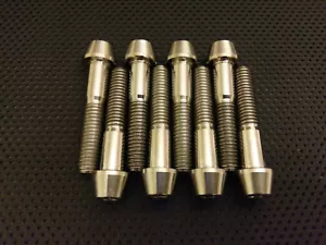 Titanium caliper bolt kit Tokico Nissin Sumitomo Ti 40mm taper socket head - Picture 1 of 1