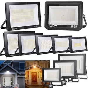 LED Strahler Außen Fluter 10W-500W Flutlicht IP65 Scheinwerfer 230V Baustrahler  - Bild 1 von 30