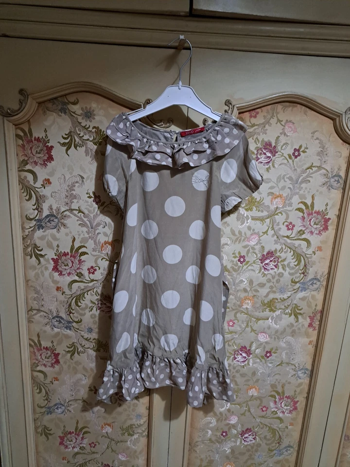 Vestito Bimba Liu-jo Pura Seta 10 Anni - Imagem 1 de 4