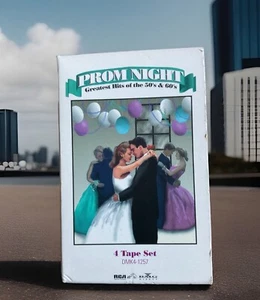 Set of 4 Prom Night Greatest Hits Of The 50s 60s 4 Cassette Tapes DMK4-1257 - Picture 1 of 4