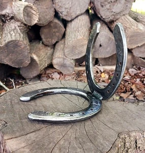Welded Iron Steel Horseshoe Door Stop Western Country Farmhouse Decor USA Made - Picture 1 of 3