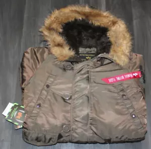 Alpha Industries N3B HOODED '59 PARKA JACKET WOMENS Jacke Damen Größe XS 34 - 36 - Bild 1 von 3