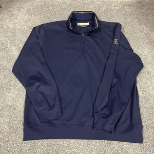 Donald Ross Sport Llanerch Country Club 1/4 Zip Golf Men's Blue Size Large - Picture 1 of 10
