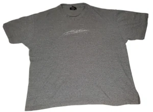 Karl Kani Vintage Embroidered V Neck Gray Short Sleeve Shirt Size XL - Picture 1 of 13