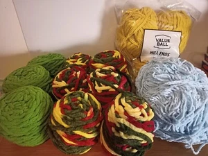 1.3kg 4 Lots Of Super Bulky Velveteen Like Acrylic Knitting Yarn Super Soft - Picture 1 of 6