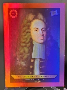 2024  PIECES OF THE PAST 1700'S  JOHN PETER ZENGER #5/50 #B-208 - Picture 1 of 2