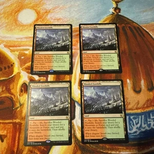 Wooded Foothills Khans of Tarkir Regular Playset Heavy Played Playset - Picture 1 of 10