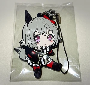 Uma Musume Figur Gummi Schlüsselanhänger Curren Chan Maskottchen Anime Spiel Japan M639 - Bild 1 von 3