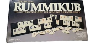 Vintage Miniature Rummikub 1988 Pressman Travel Size Tile Game 100% Complete - Picture 1 of 5