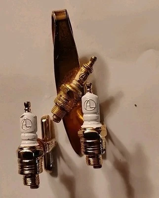 Clip de corbata y gemelos Speidel Vintage Autolite Bujía Hecho en EE. UU. Foto 1 de 4