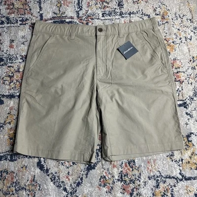 Nuevo con etiquetas Pantalones Cortos Eddie Bauer Mr. Voyager Flex Chino Para Hombre Frente Plano Talla 38 Tostado $60 Foto 1 de 4