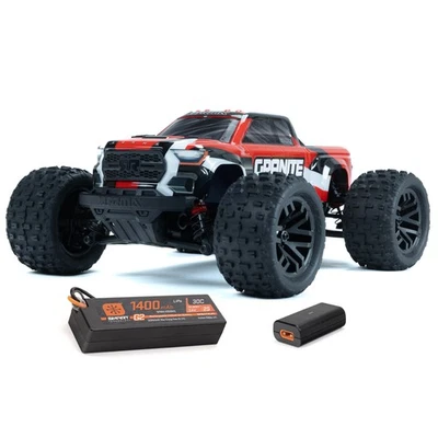 ARRMA GRANITE GROM 4x4 SMART Small Scale MT Red ARA2102T2 - Image 1 of 4