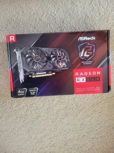 ASRock RADEON RX560 4GB AMD GPU 8 Pin PCIE - Picture 1 of 3