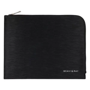 Scavi & Ray Sekt Business Case Tasche Büro Mappe Schwarz Notizen - Bild 1 von 4